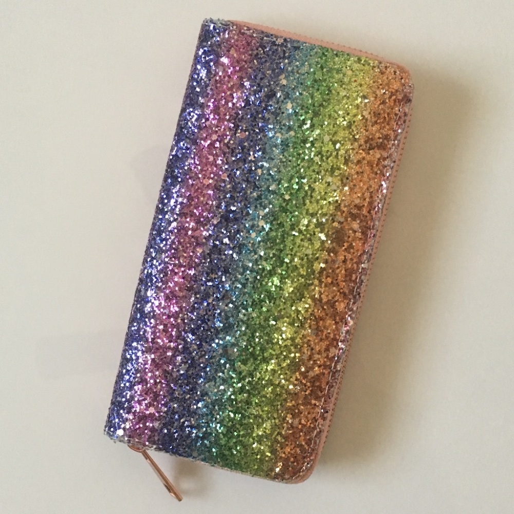 Glitter Bling Wallet (Rainbow)